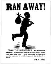 Ran Away Slave Poster